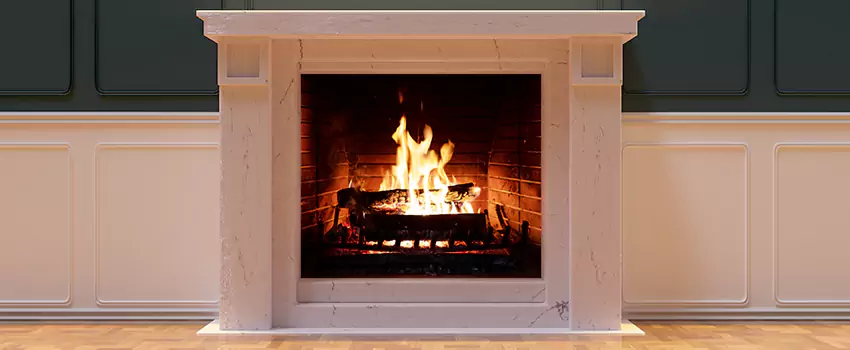 Decorative Electric Fireplace Installation in Michigan City, Indiana