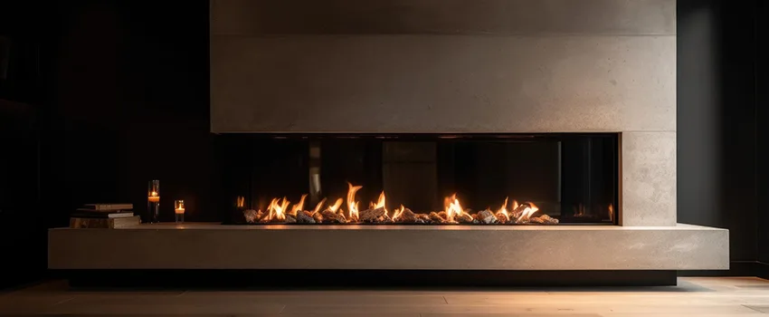 Gas Fireplace Ember Bed Design Services in Michigan City, Indiana
