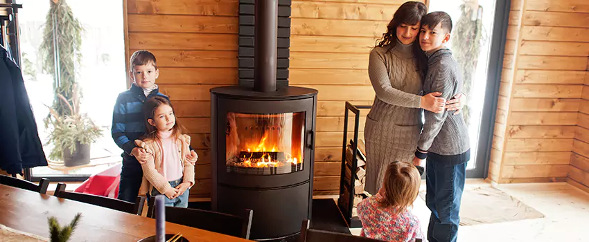Morso Cast Iron Fireplace Insert Installation in Michigan City, Indiana