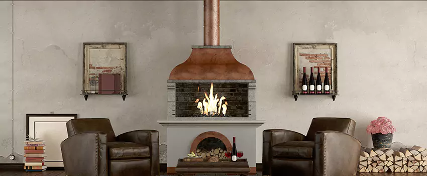 Thelin Hearth Products Providence Pellet Insert Fireplace Installation in Michigan City, IN