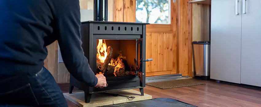 Open Hearth Wood Fireplace Installation in Michigan City, IN
