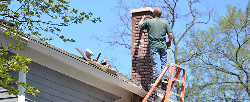 Vinyl and PVC Chimney Flashing Installation in Michigan City, IN