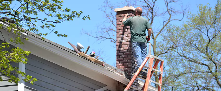 himney Crown Repair in Michigan City, Indiana