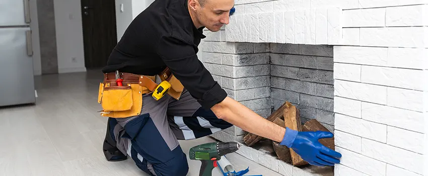 Fireplace Damaged Damper Frame Repair Services in Michigan City, Indiana